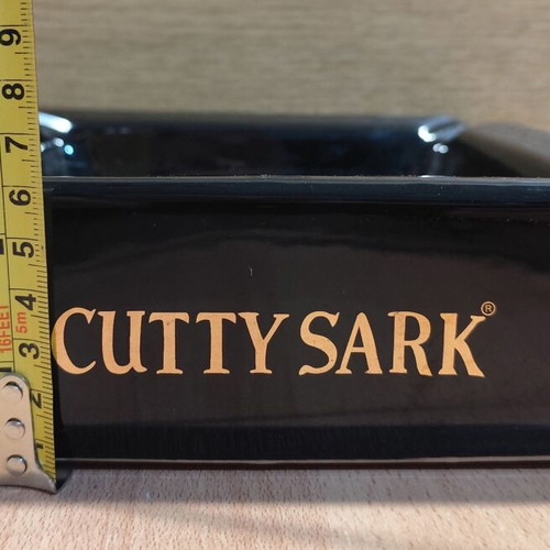 Cutty Sark Scotch Whisky Ceramic Ashtray used, vintage promotional