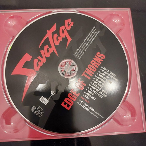 Savatage Edge of Thorns CD album reissue digipak like new, metal