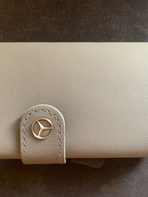 Πορτοφόλι Θήκη καρτών Mercedes αυθεντικό silver grey καινούργιο