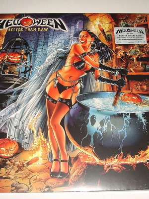 Helloween Better Than Raw LP καινούργιο, διπλό τιρκουάζ βινύλιο