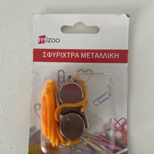 Whistles new, 2 metal in original packaging