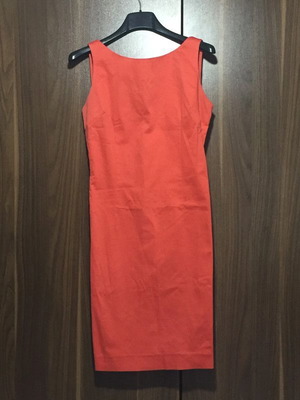 Toi Moi coral dress used, fitted, size S
