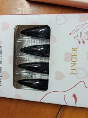 Nail sets, pack of 6, assorted designs