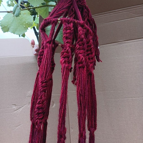 Handmade macrame in excellent condition