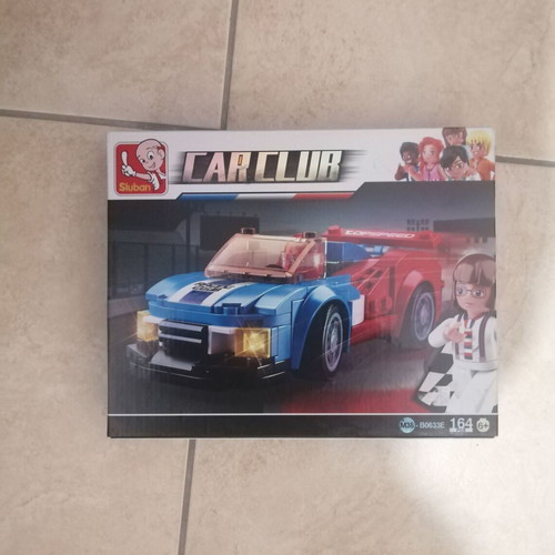 Sluban Racing Car building blocks for 6 - 12 years 164 pcs new