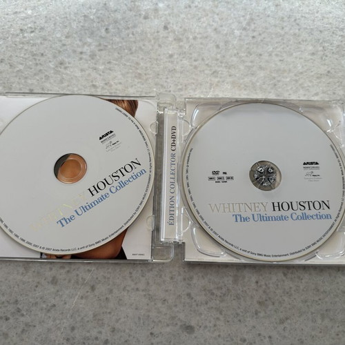 Whitney Houston The Ultimate Collection CD and DVD like new