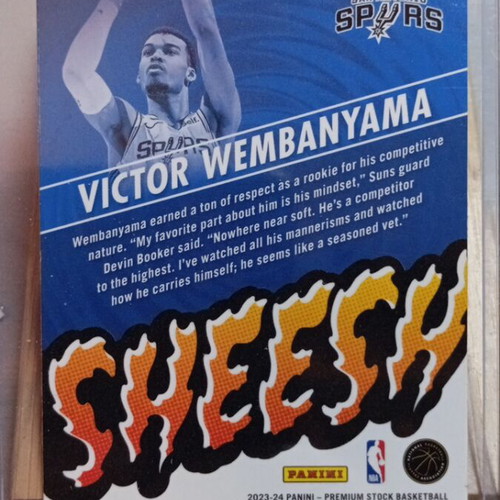Victor Wembanyama NBA Hoops 2023-2024 card new
