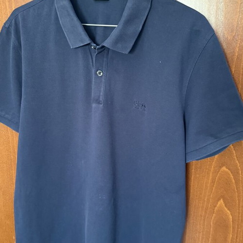 Hugo Boss polo shirt XL used, blue cotton