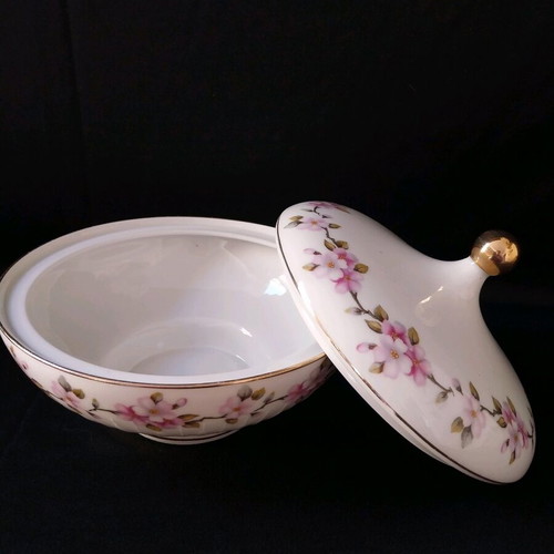 Scherzer Bavaria porcelain large vintage fondue pot