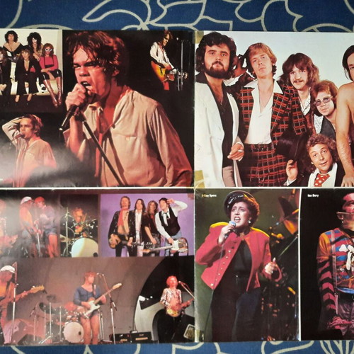 Collectible double-sided poster David Johansen Gasolin City Boy X-Ray Specs Ian Dury Macahan Family used