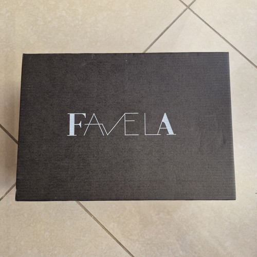 Favela leather mules with thick heel size 39 used, yellow