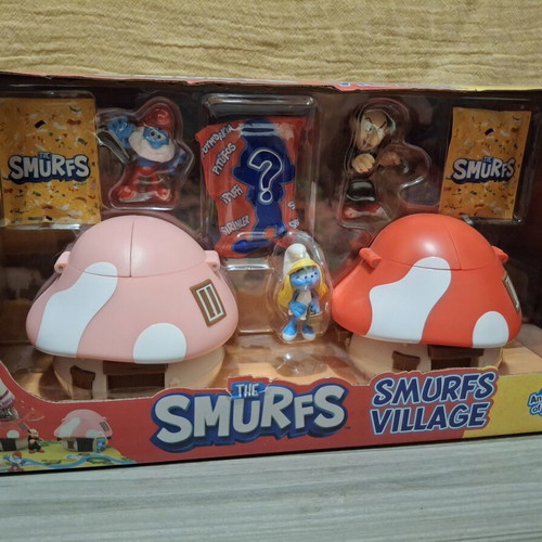 The Smurfs Village Playset by Giochi Preziosi, sealed