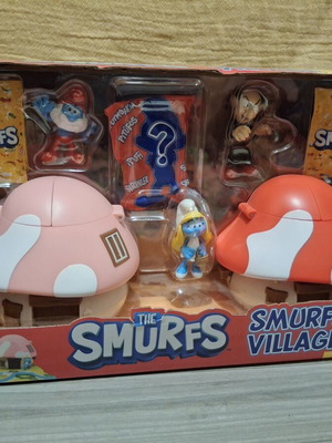 The Smurfs Village Playset by Giochi Preziosi, sealed