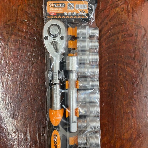 Socket set 1/2’’ new with nuts sizes 10-22