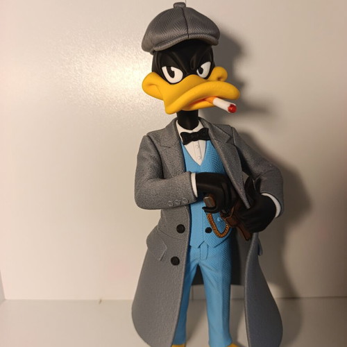 Daffy Duck Gangster Figure 3D printed collectible