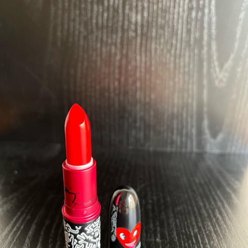 MAC x Keith Harris Red Haring lipstick new
