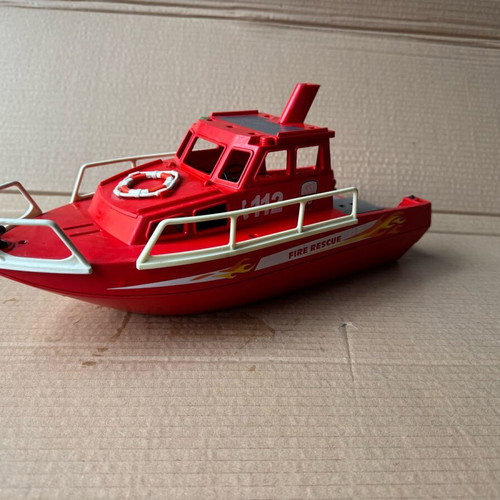 Playmobil fire rescue boat used