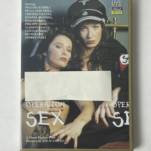 Operation Sex DVD Joe D’Amato used, Adult TipTop USA collector edition