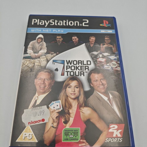 World Poker Tour PlayStation 2 PS2 game like new