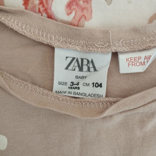Zara children's long-sleeve shirt like new, size 3-4, 104 cm
