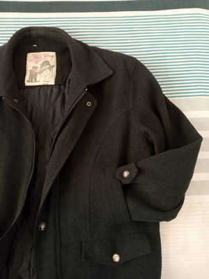 Escape men's coat used, black, size XL