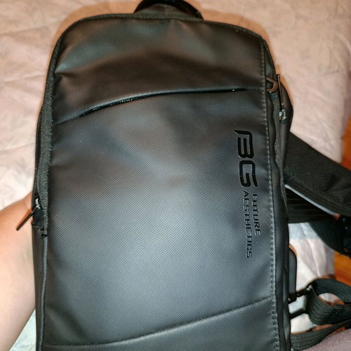Bange Shoulder Bag new, waterproof with multiple compartments, black