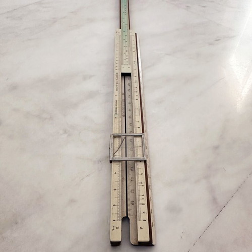 Antique Dennert Pape Aristo Slide Rule used, collectible scientific instrument