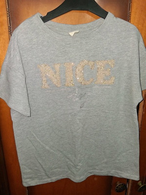 Zara kids blouse like new, gray, size 164 cm