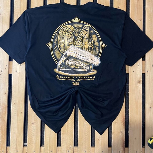 Rollin Hard Lowrider Graphic Tee size XL like new, black
