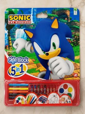 Sonic the Hedgehog σετ ζωγραφικής και δημιουργικής απασχόλησης