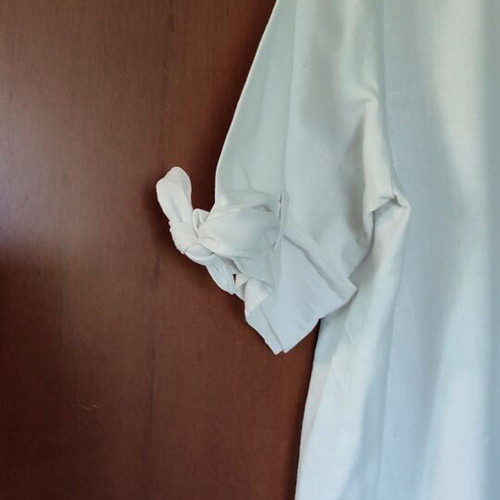 Zara white tunic like new, cotton and viscose, size XL