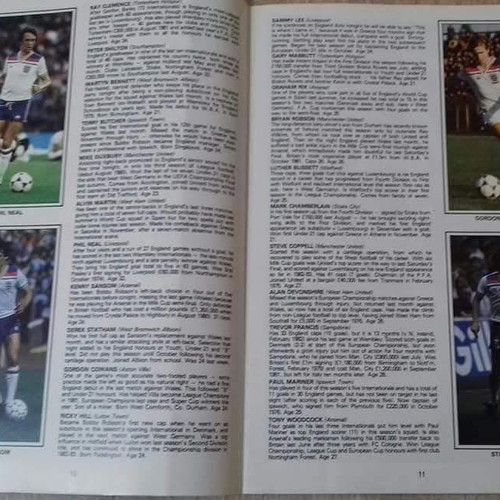 Official England vs Greece match programme like new