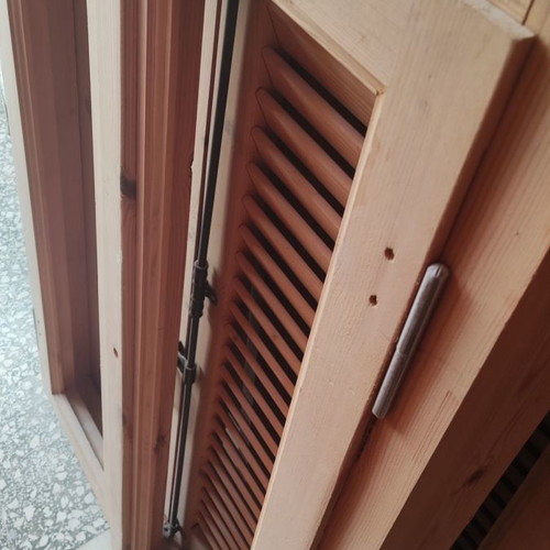 Windows new from Swedish solid wood with shutters