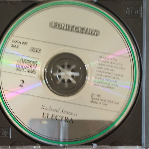Richard Strauss Elektra rare double CD new, Opera Series
