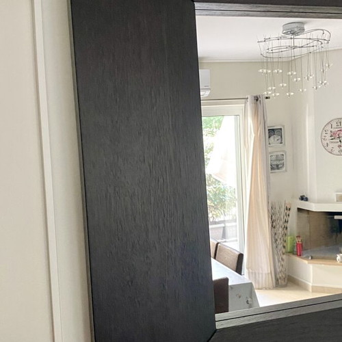 IKEA Mongstad large mirror with black-brown wooden frame, like new