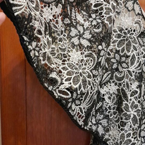 Mat plus size dress like new, black and beige, size M