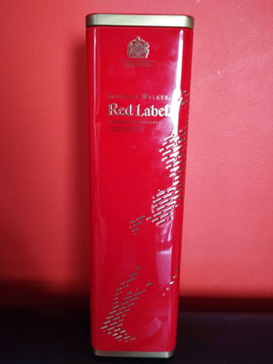Johnnie Walker Red Label metal box like new
