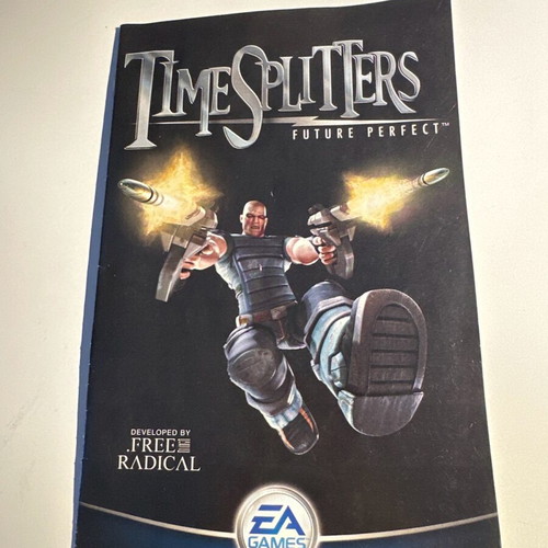 TimeSplitters book for PS2 like new