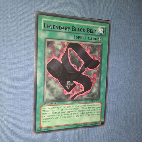 Yu-Gi-Oh! Legendary Black Belt Spell Card καινούργιο, 1η Έκδοση