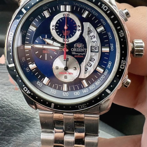 Orient FTTOQ001B0 Chronograph Diver 200m watch like new