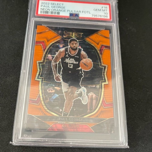 Paul George Neon Orange Pulsar /15 PSA 10 new