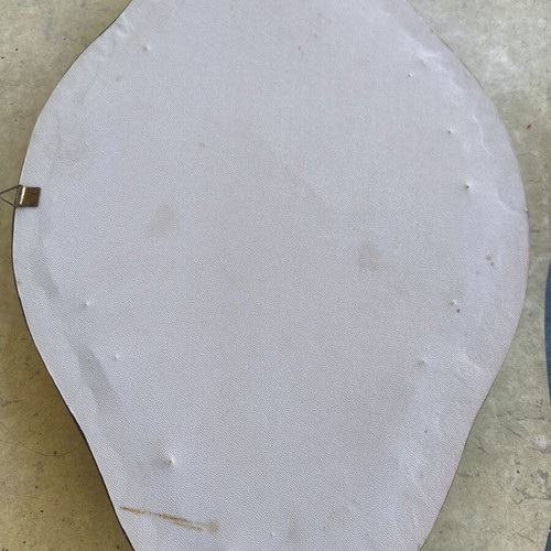 Wooden tray used, hanging option, 0.43 × 0.31 m