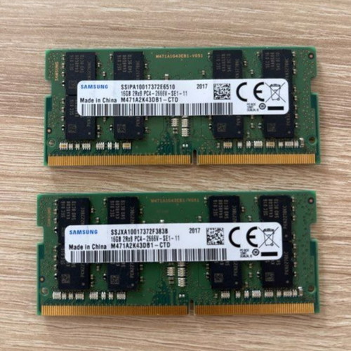 16 GB DDR4 2666 MHz DIMM laptop memory x2