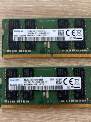 16 GB DDR4 2666 MHz DIMM laptop memory x2