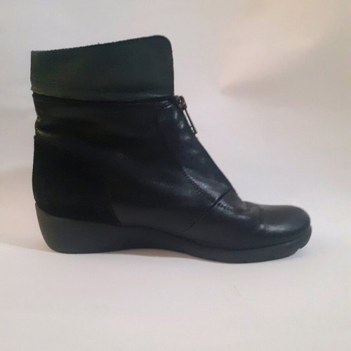 Patricia Miller leather ankle boots used, black, size 38