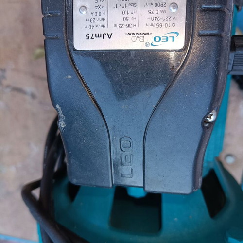 Leo Group AJm75 Alu electric surface pump with automatic suction used