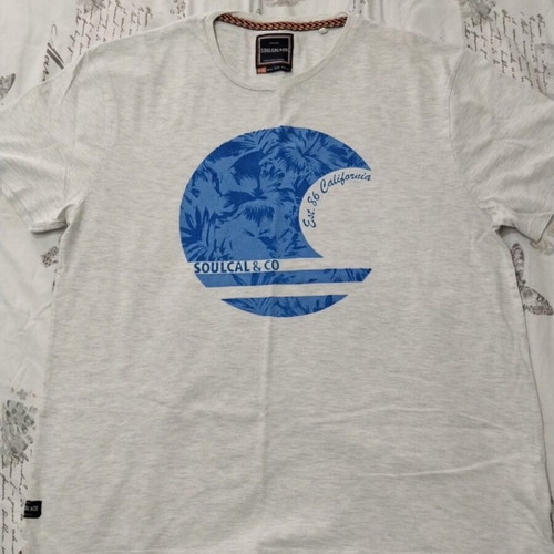 Soulcal & Co men's white T-shirt like new, size XL