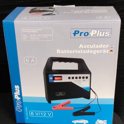 ProPlus Battery Charger 6V/12V 6A New
