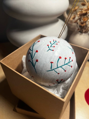 Handmade ball like new, made of paper