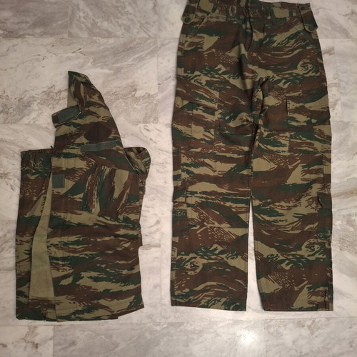 Camouflage set used, medium size